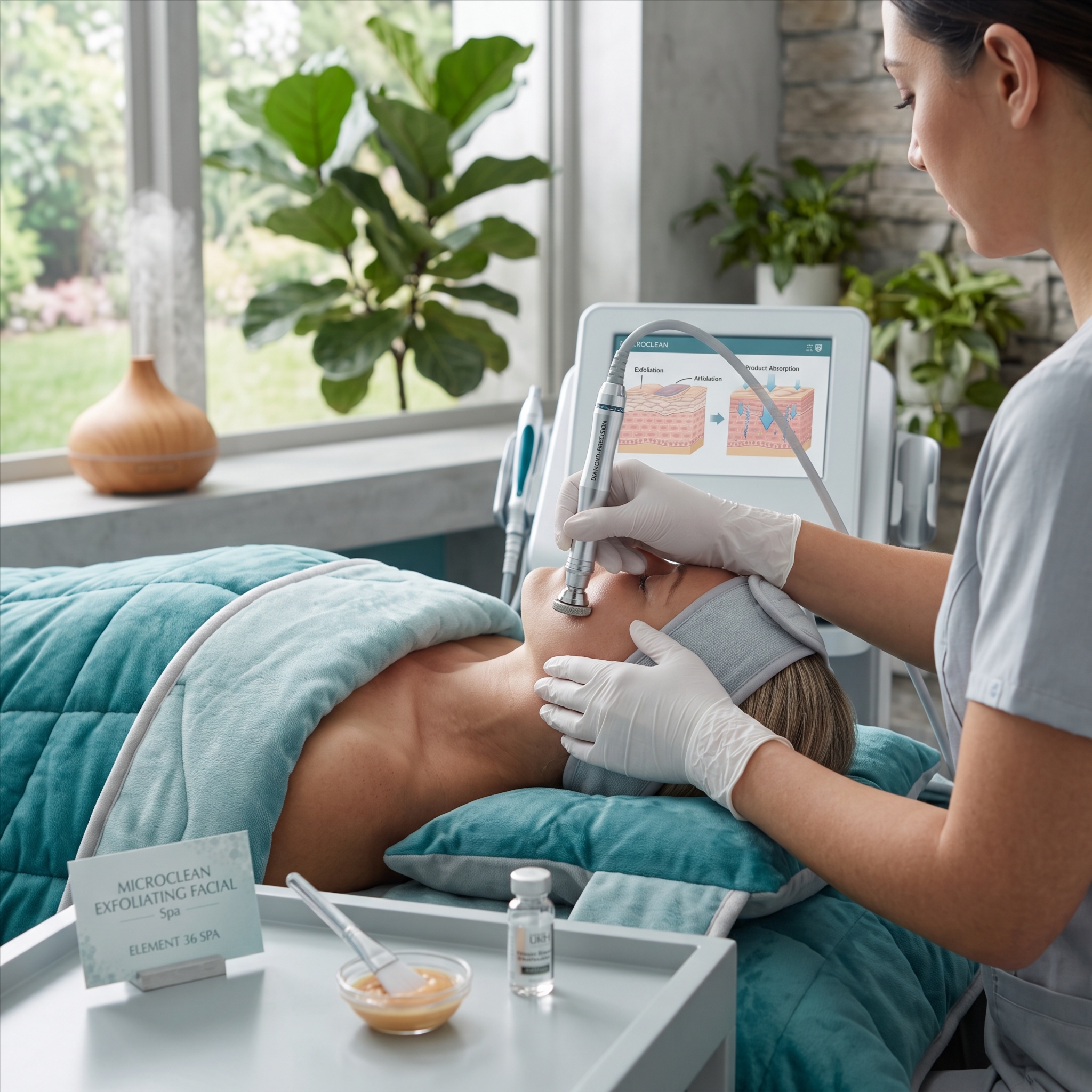 Microclean Exfoliating Facial at Element 36 Spa in Pinckney, MI