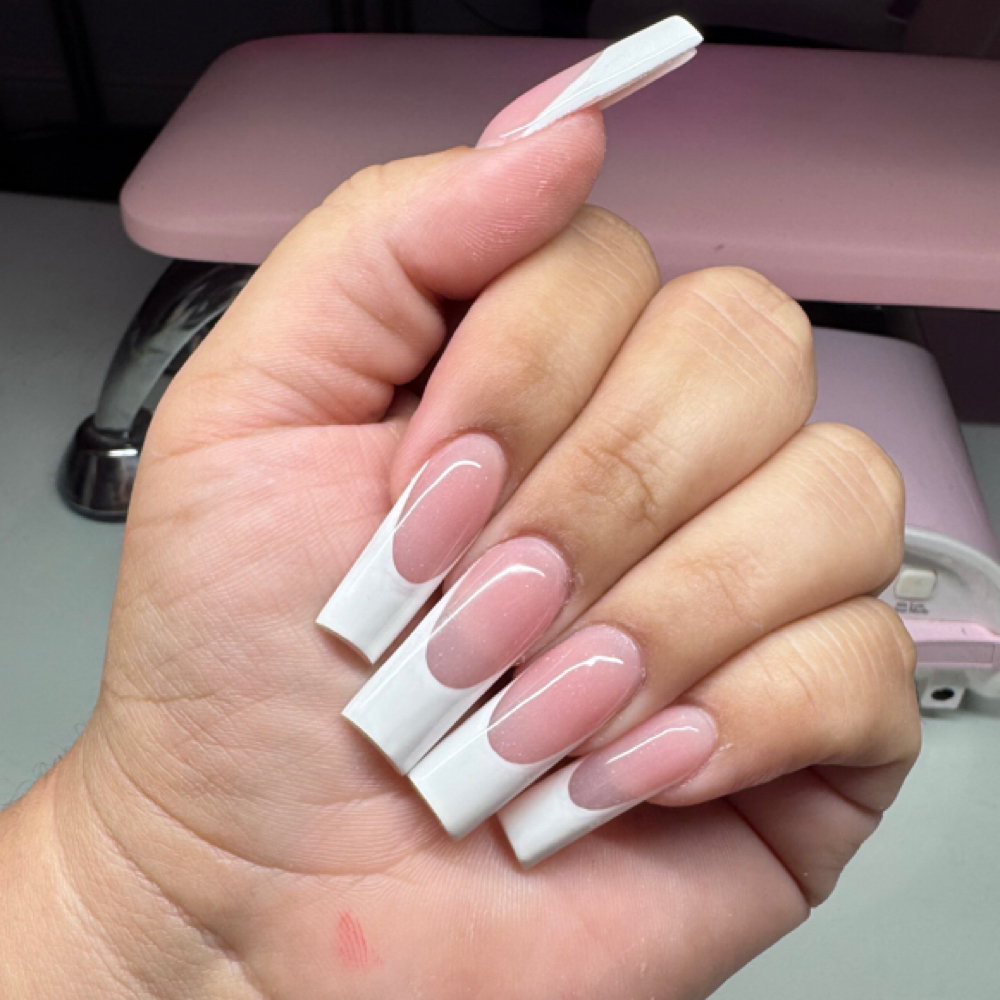 🎀French Tips at Krystal Layz Nail Studio in Visalia, CA