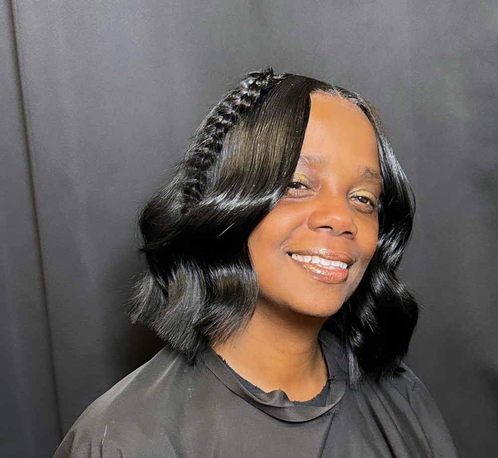 Glam Bonded Weave With Leave Out