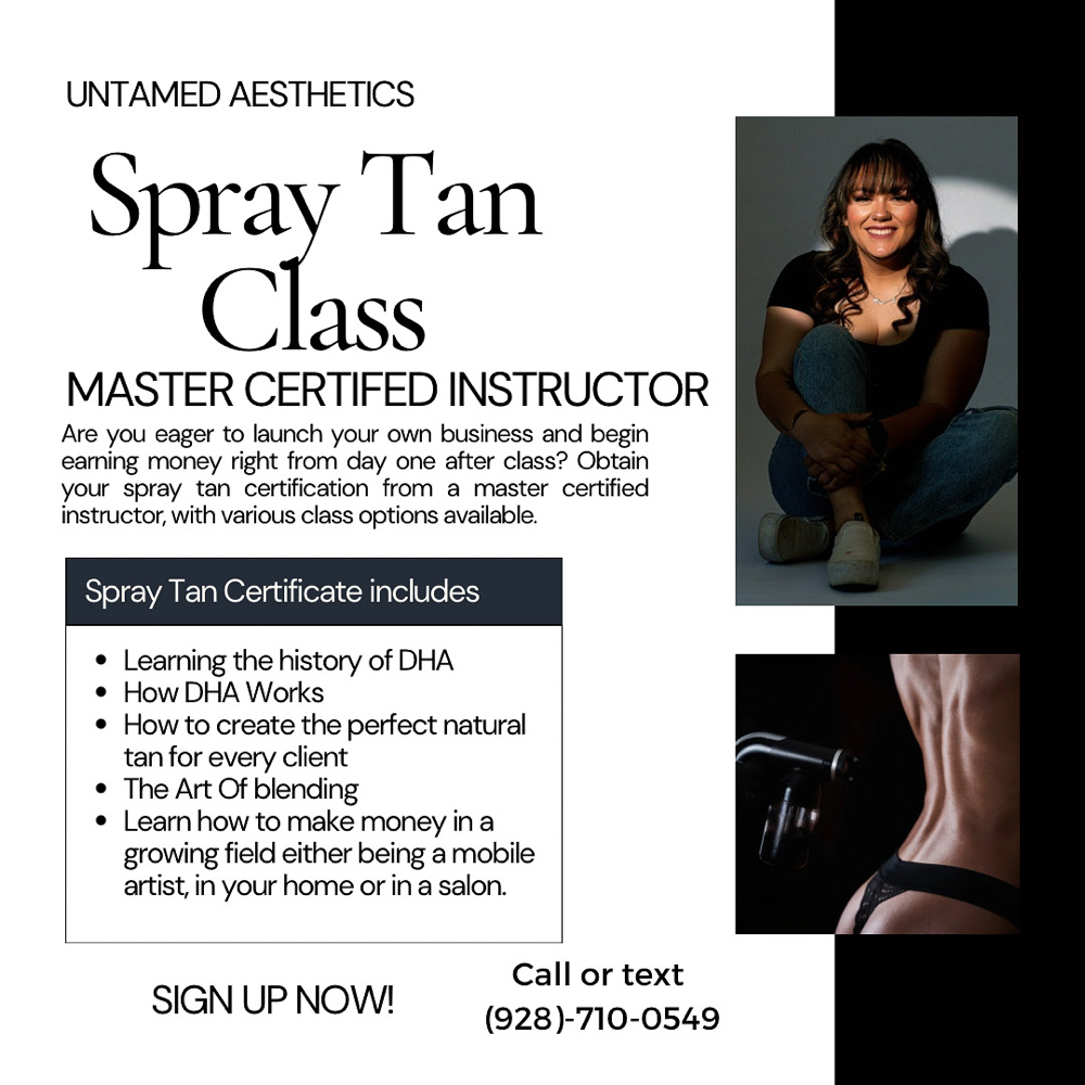 Spray Tan class - with Equipment