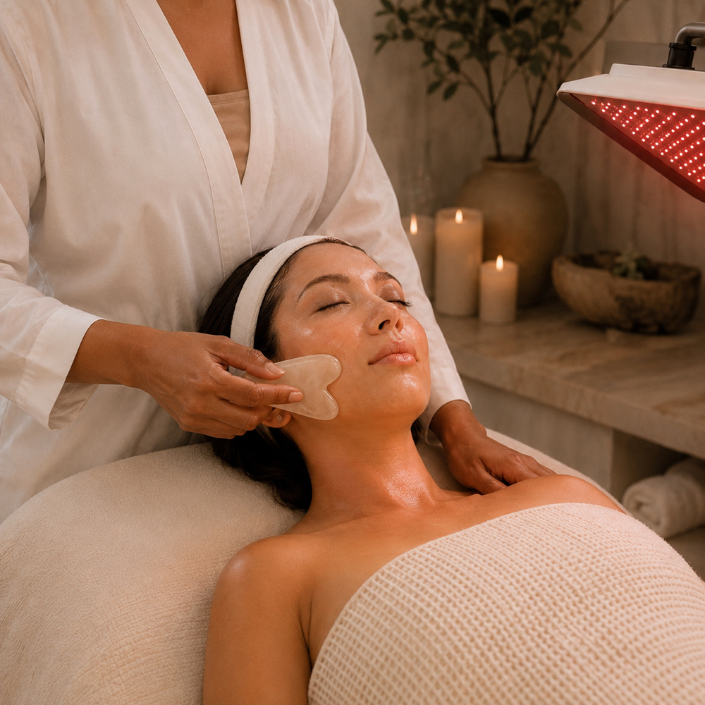 Gua Sha And RedLight Therapy Facial at Aligned Beauty Wellness in Sherman Oaks, CA