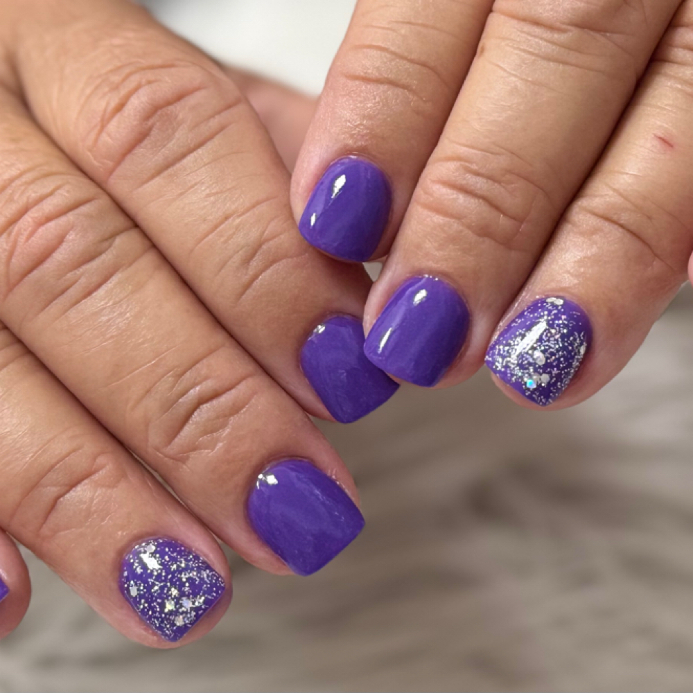 Dip Powder- Natural Nails at HONEY SHINE NAILS SPA in Riverhead, NY