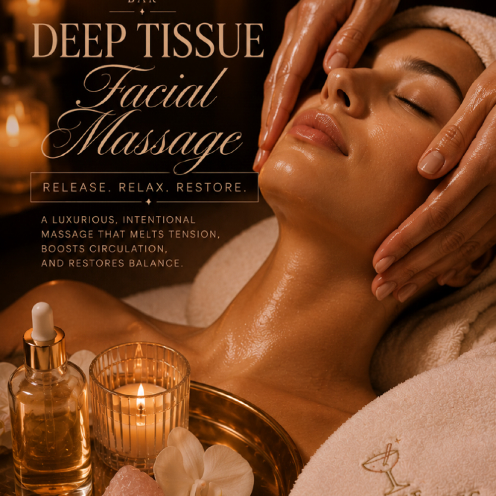 Deep Tissue Facial Massage at The Facialholic Bar in Houston, TX