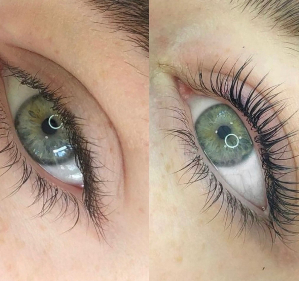 Lash Lift with complimentary tint.