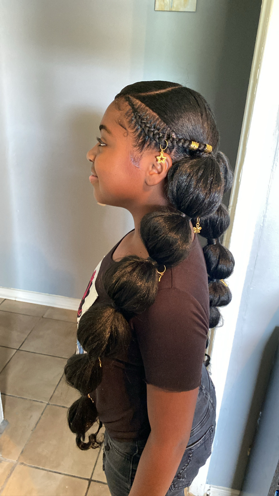 Bubble Braid Ponytail