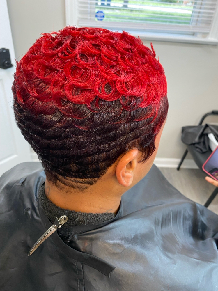 Permanent Hair Coloring (Bleach) at Pretti Millionaires & Co. LLC. in Decatur, GA