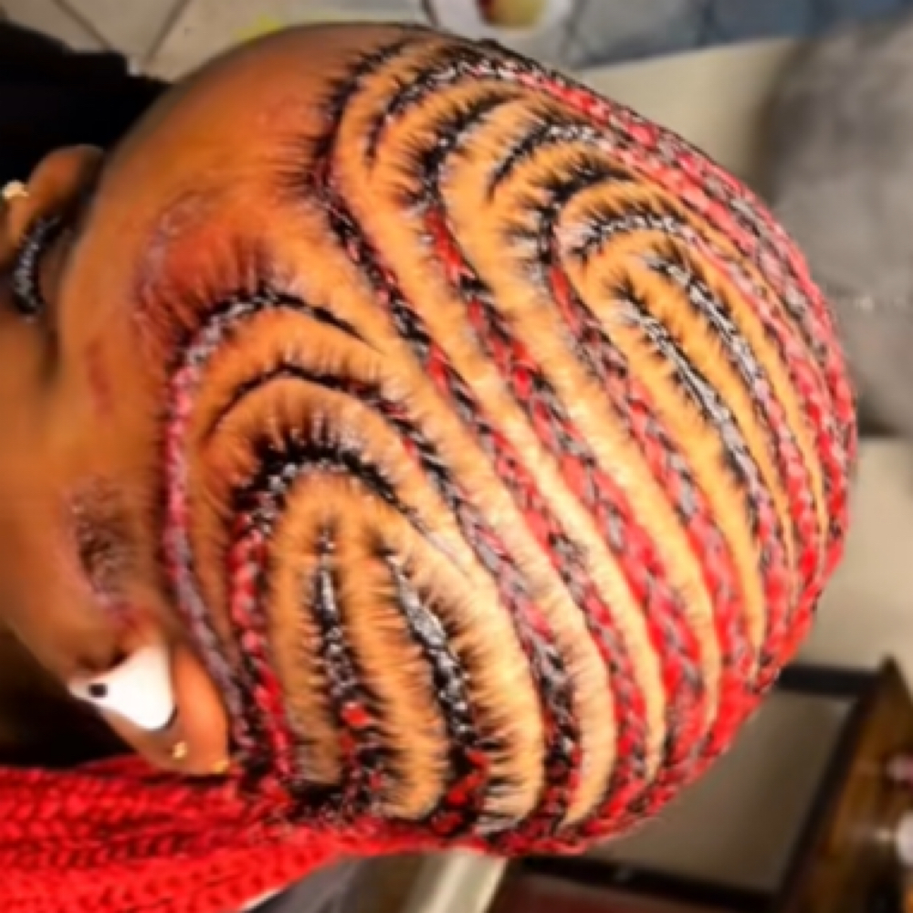Alicia Keys Feed-in Braids at Hair by The Beauty Genius in Houston, TX