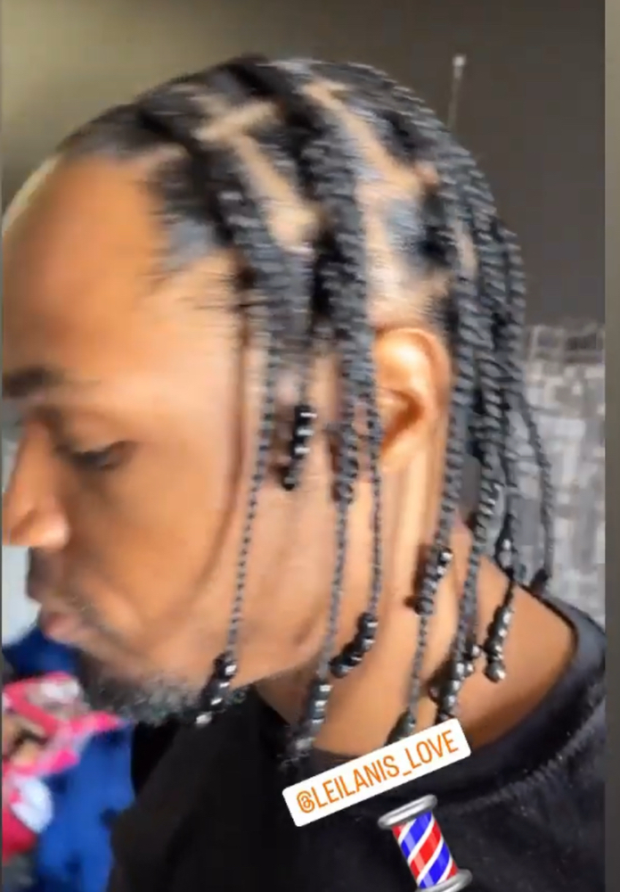 Mens Box Braids