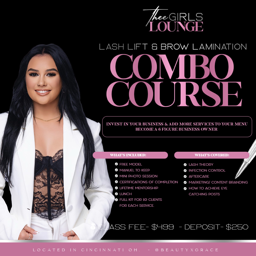 Lash Lift & Brow Lamination Course