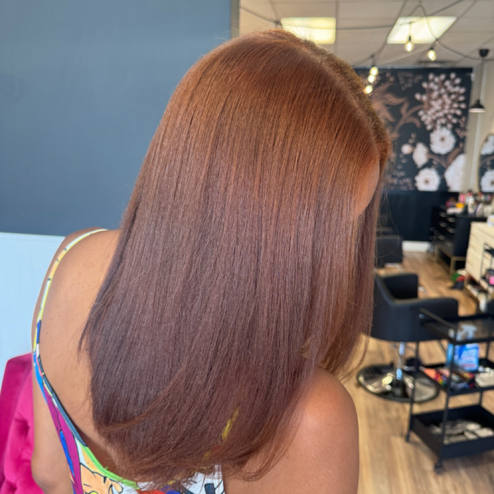 One Dimensional Color Root Touchup at Milan Luxe Studio in Augusta, GA