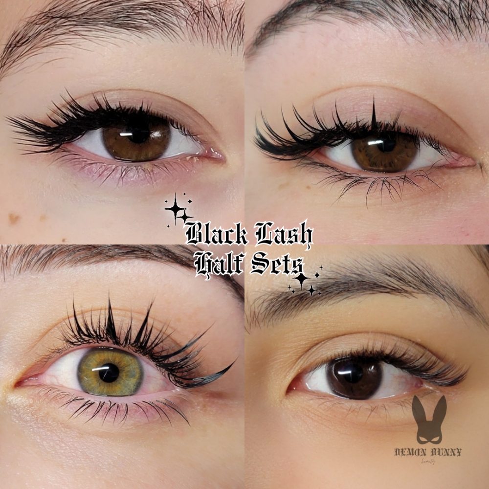 Half Lash Set - Established Client at Demon Bunny Beauty in Tacoma, WA