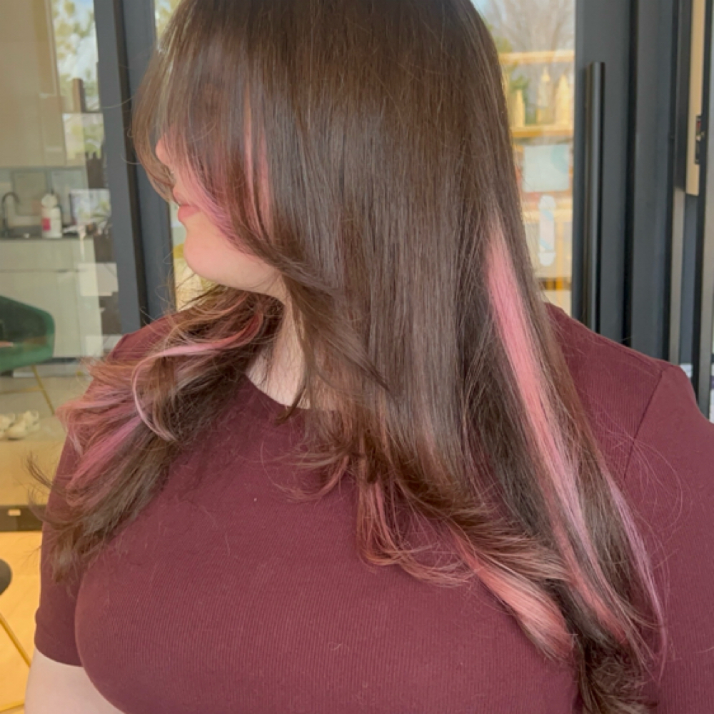 partial custom color at Divination Salon in Lone Tree, CO