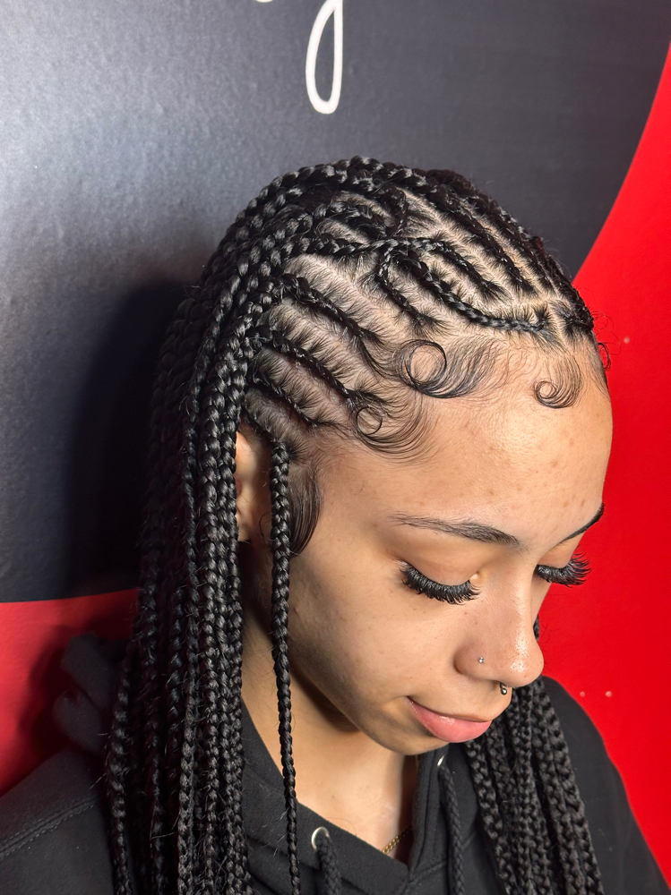 Knotless Tribal Braids