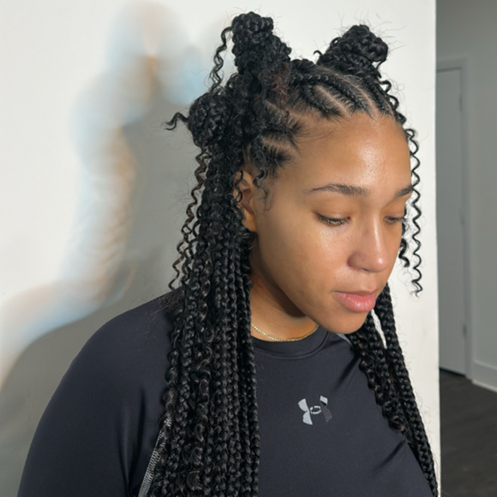 Knotless Tribal Braids at A.LaRai Beauty in ansonia, CT