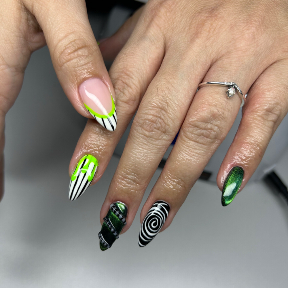 Freestyle nail design (Add on) at SinCityNails in Miami Lakes, FL