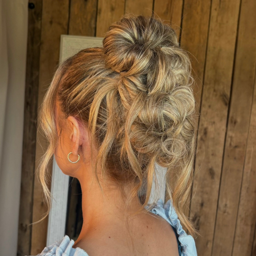 bride hair at loren mcmurray in Kingsport, TN