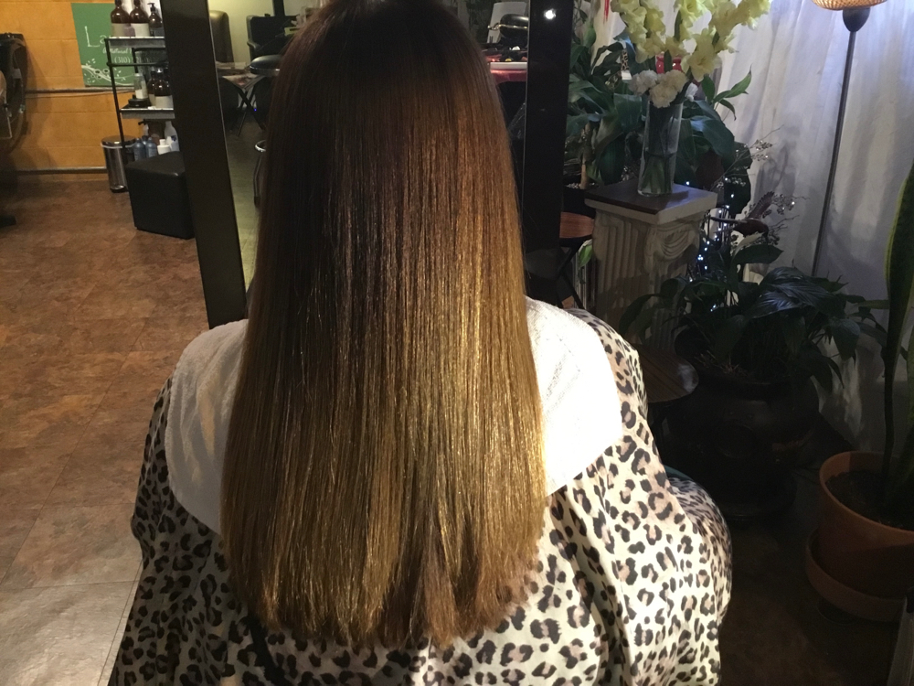 Keratin Smoother & Trim/Basic Cut