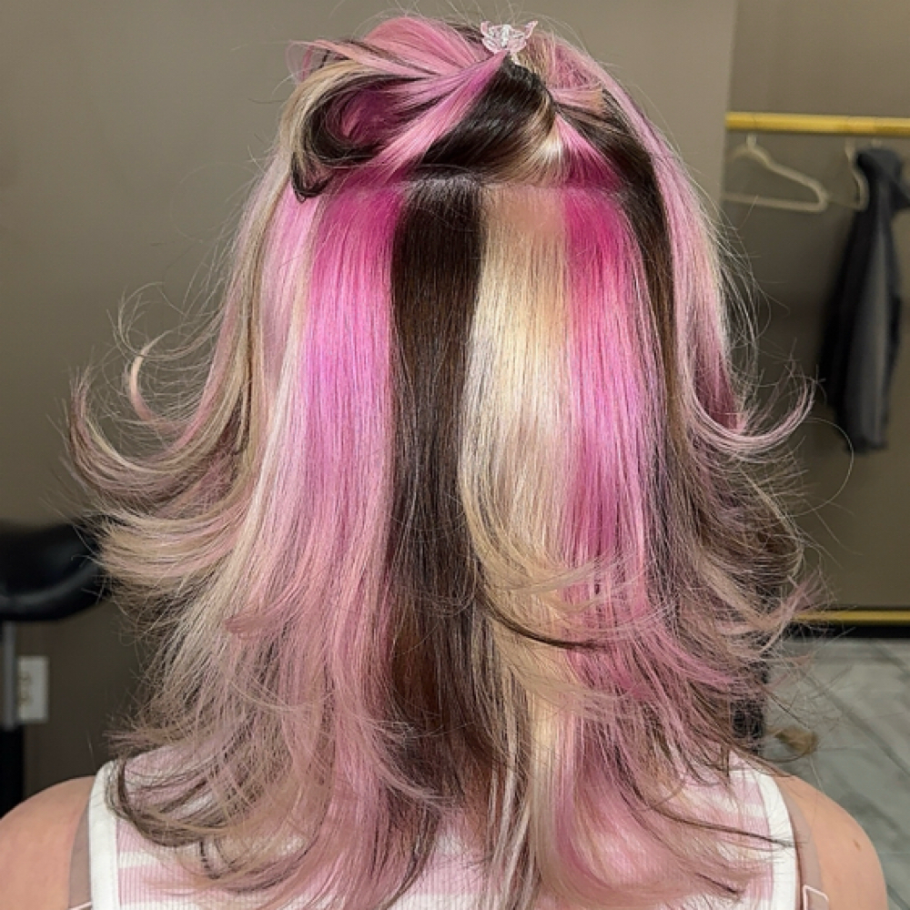 peekaboo calico / neopalitan at Glammedbynatt in Tonawanda, NY