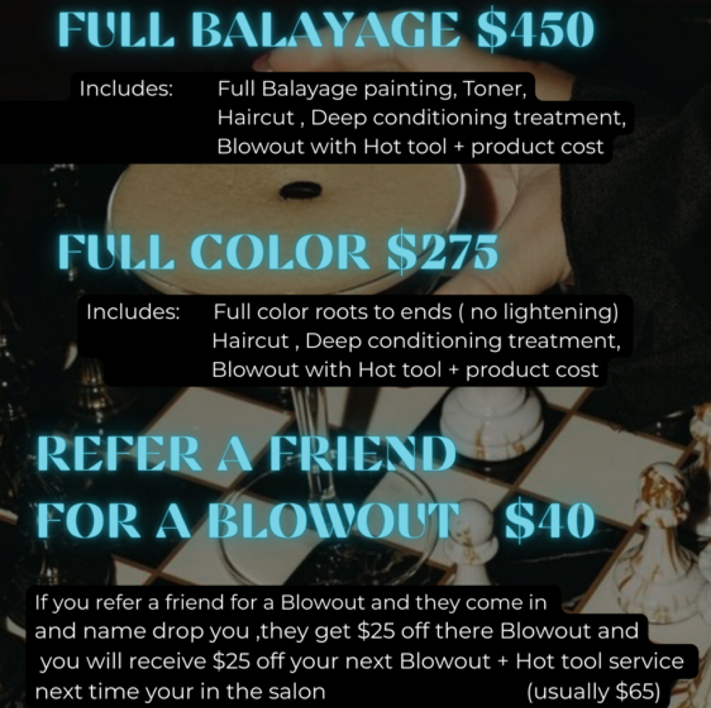 Refer A Friend Blowout Style Promo