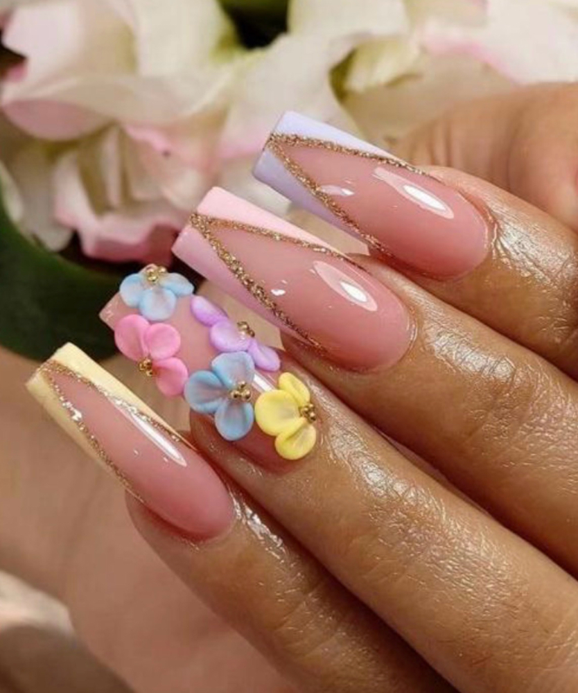 3-D Flower at Nails.bykayyy in York, PA