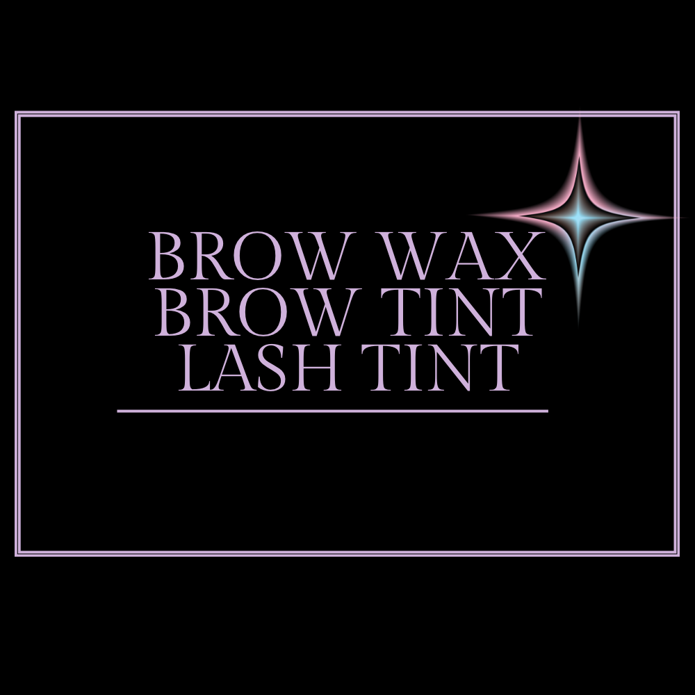 Brow wax, brow tint + lash tint