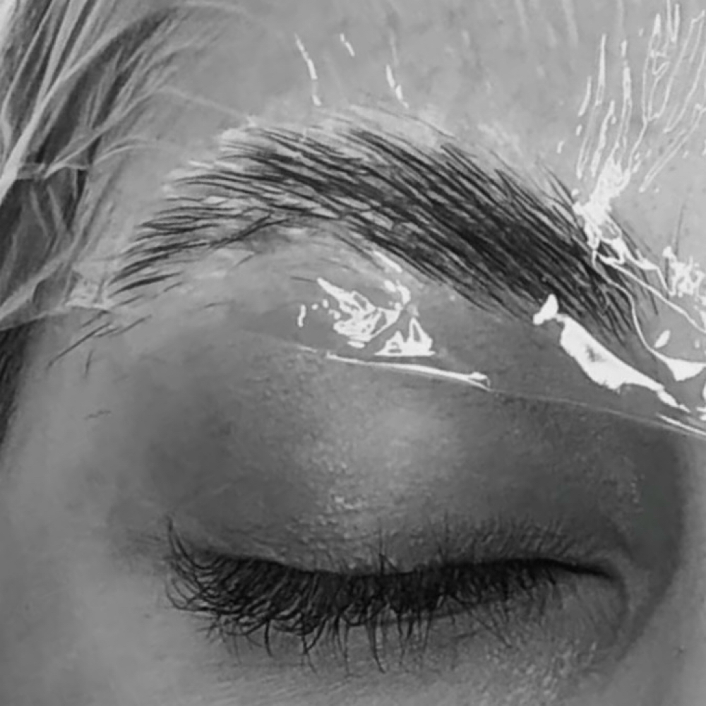 Brow Lamination + Wax at glorified studios in Youngstown, OH