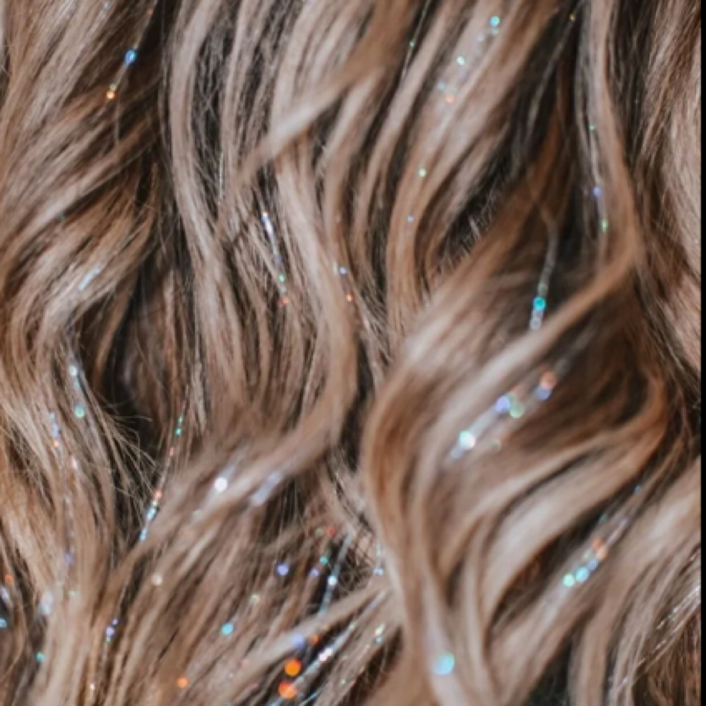 Hair Tinsel at Cut Ups Salon & Spa in Chester, SC