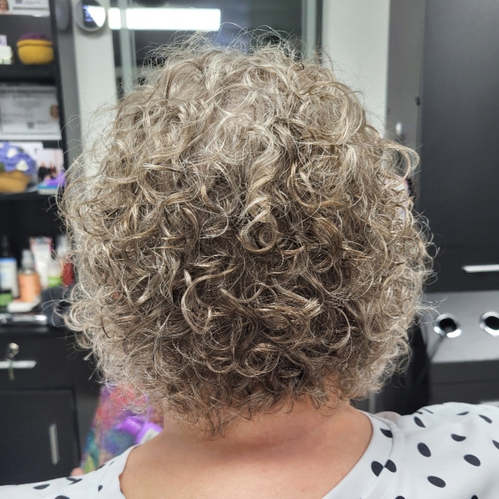 Seniors Perm Short Hair at Creative Cuts & Styles Mobile Hair Stylist in Nixa, MO