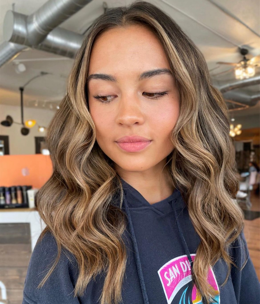 Face Framing Highlights at Cove Collective Salon in La Jolla, CA