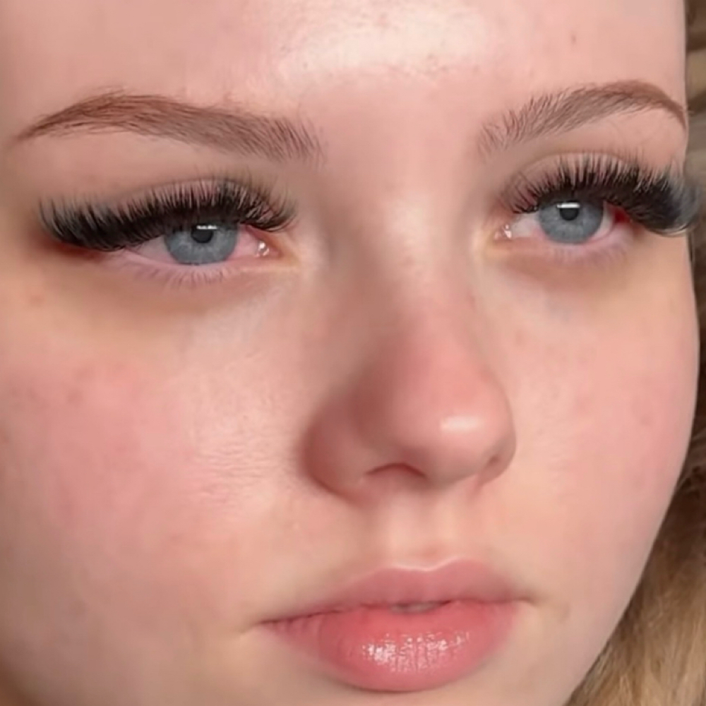 Volume lash extensions at Aurora Beauty Bar in Auburn, AL