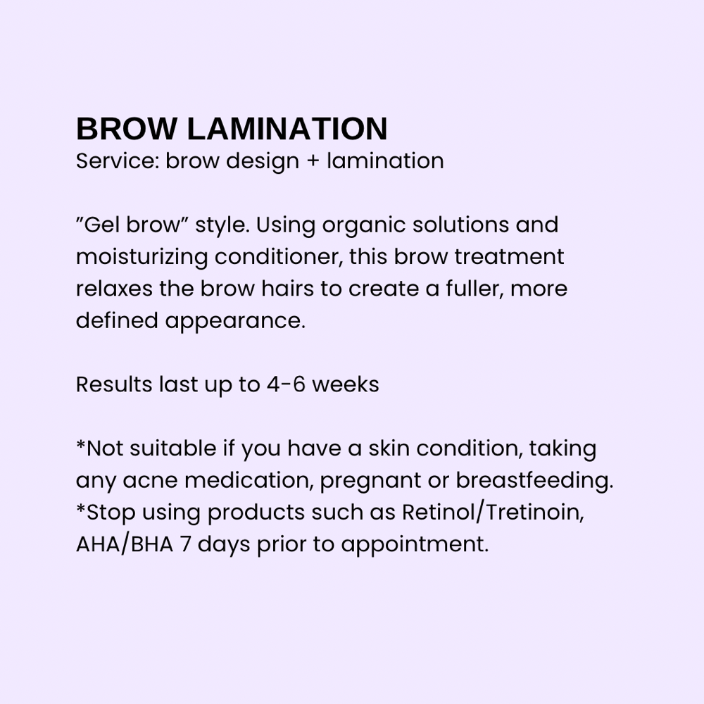 Brow Lamination