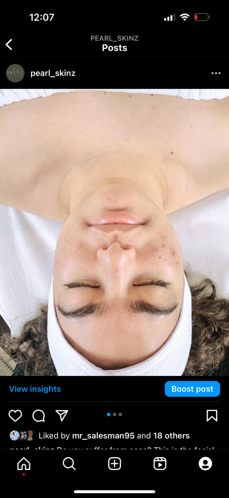 Deep Pearl Cleanse/Teen Facial