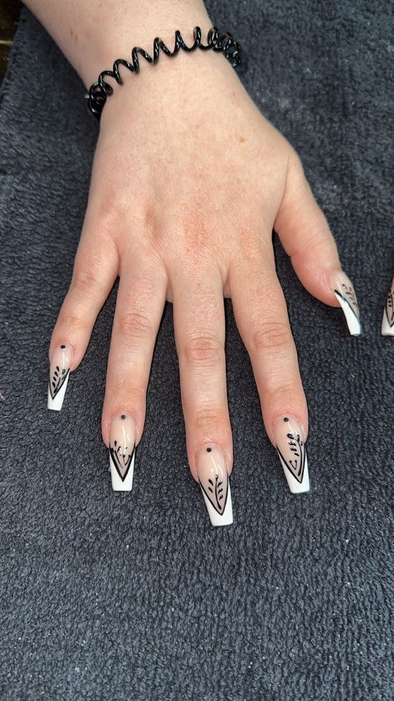 Full Set Long Nails