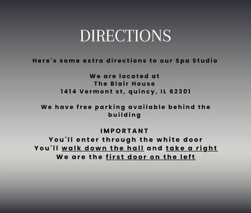 PSA Directions BEFORE BOOKING