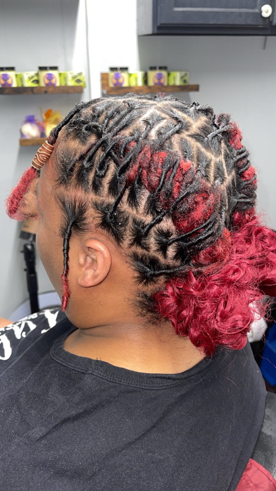 Add Crochet Hair To Locs