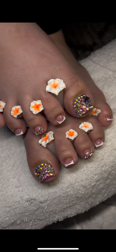 Acrylic Toes (Dry Pedicure)