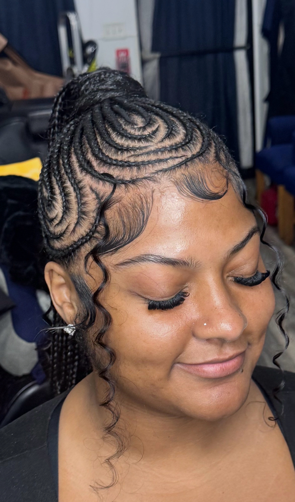 Small Braided Freestyle Ponytail