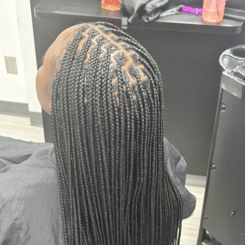 Small Knotless Braids at Cultured Crowns Studio in Richmond, VA