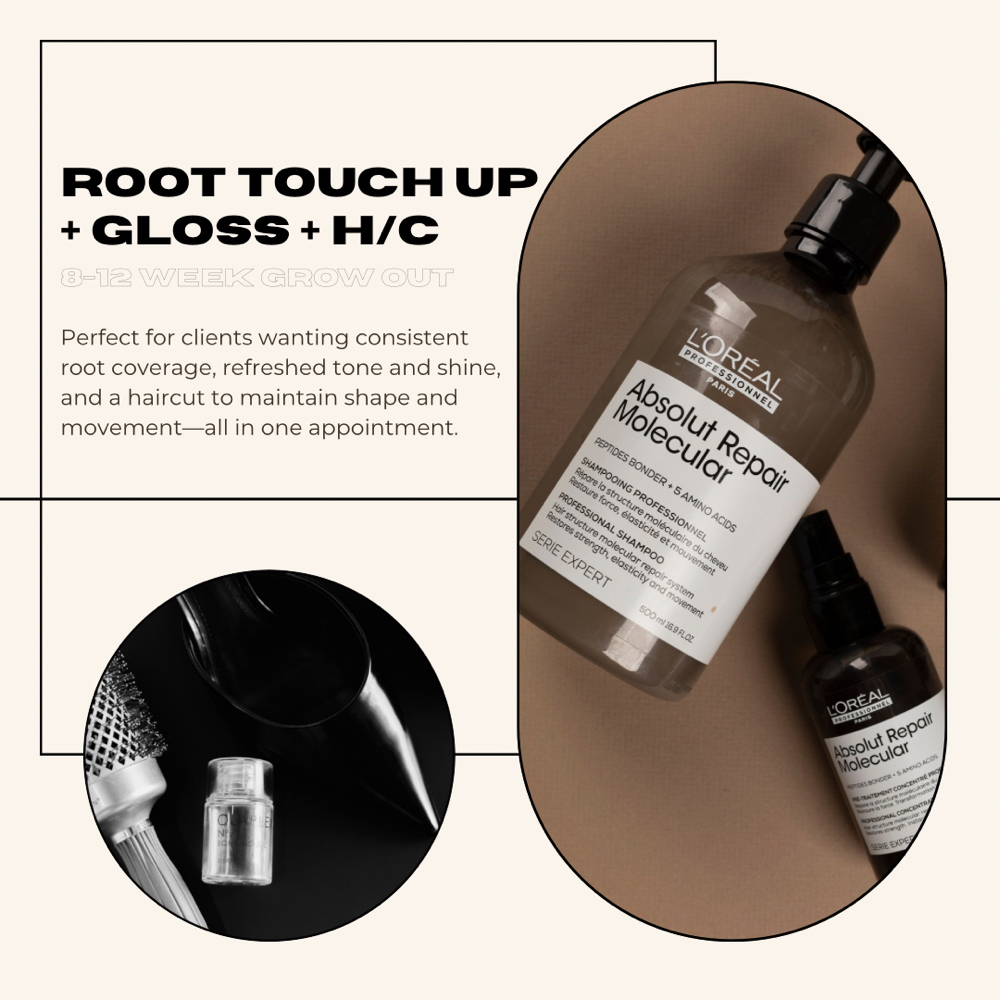 Root Touch Up + Gloss + Haircut at Blendsbyautumn in Fullerton, CA