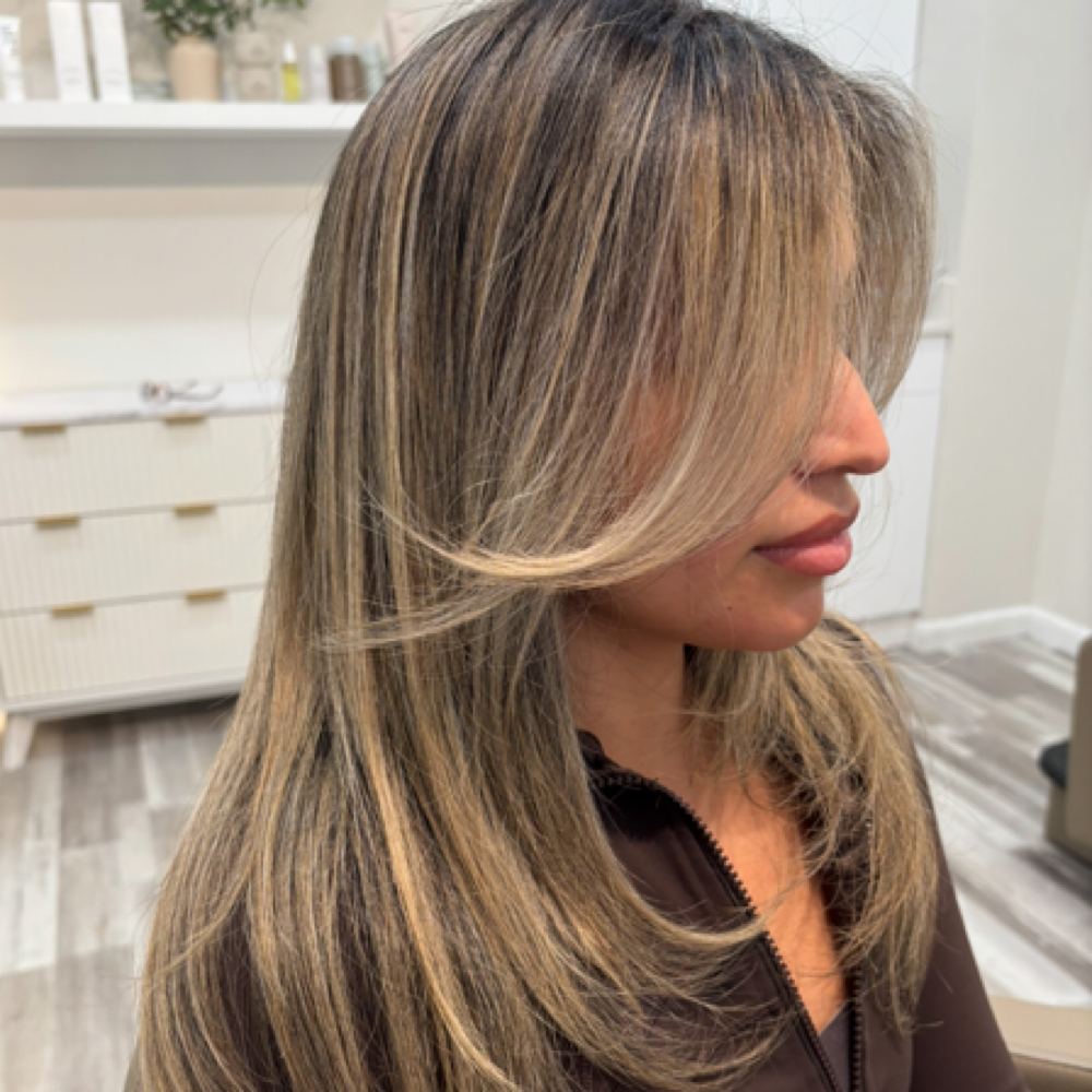 Partial Blonding, Gloss & Blow Dry at Sólane by Shailee in Naples, FL