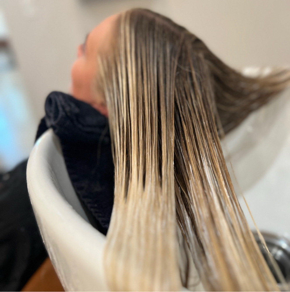 Full Balayage and Blow-dry at Hair With Flair in Frisco, TX