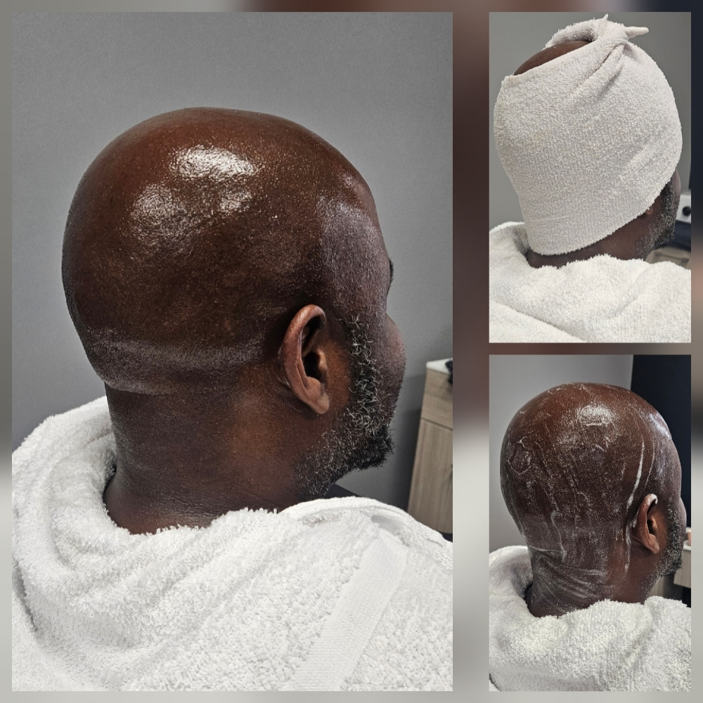 Full Head Shave/ Razor Fade at Fade Studio by Gabbie in Cypress, TX