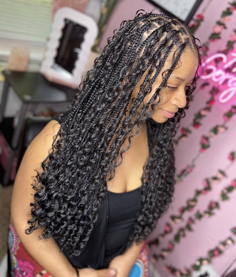 Small Boho Knotless