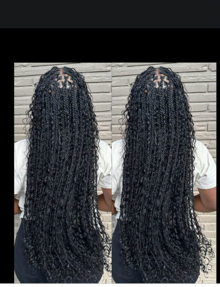 Boho Knotless Twist at NAY HAIR BRAIDING in Springhill, FL