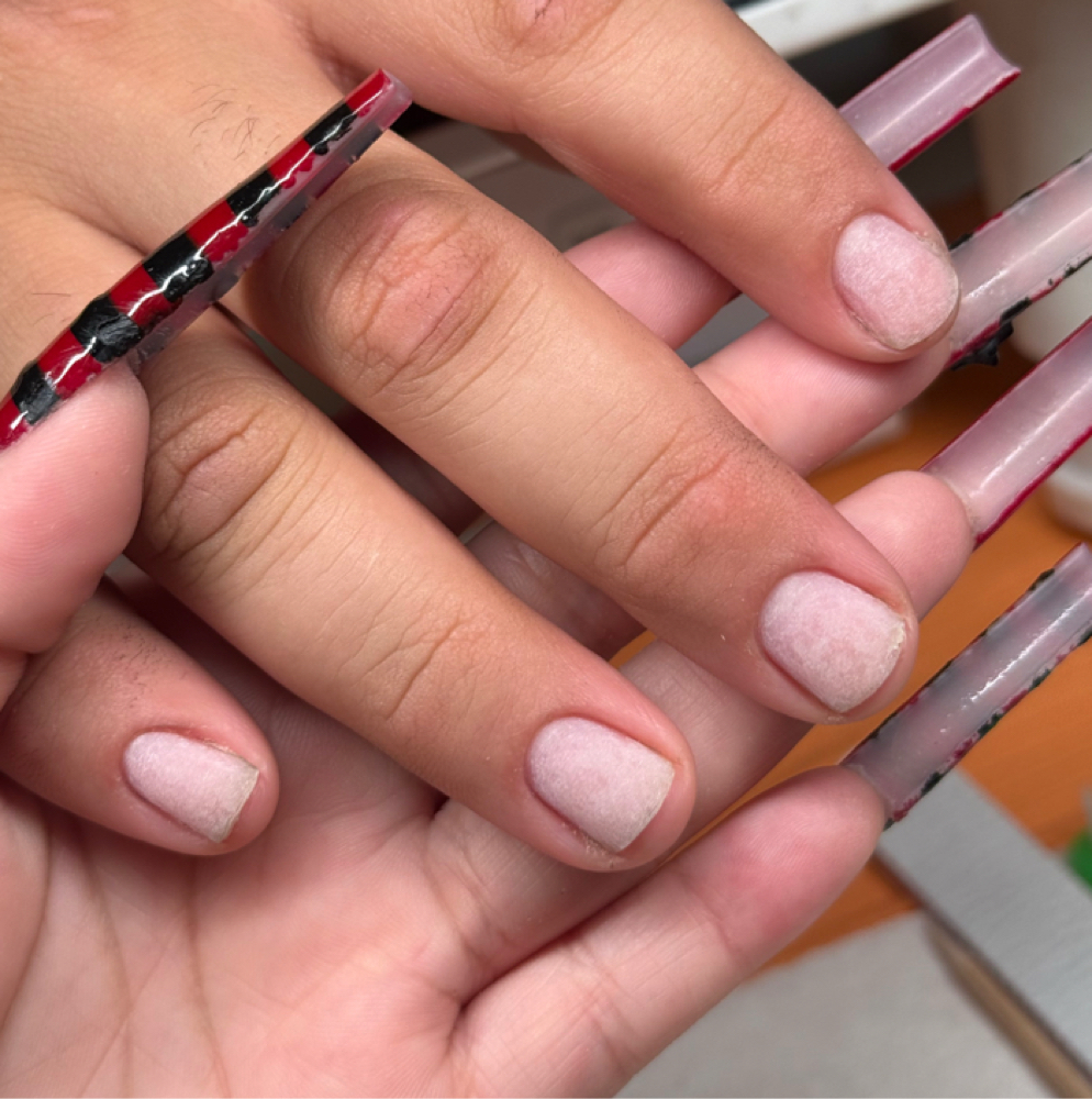 Male/Female Manicure at Blessed Beauty🤍✝️ in Lubbock, TX