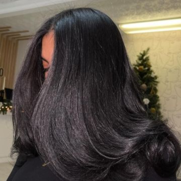 Silk Press ( No wash) at Clover House Salon in Canton, OH