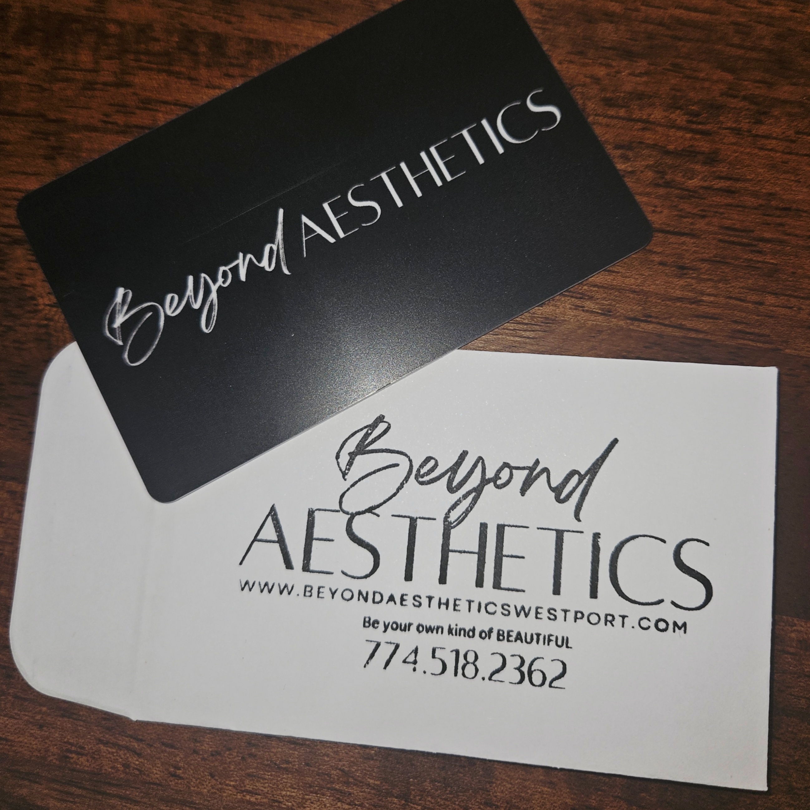 Gift Card Pick Up at Beyond Aesthetics in Westport, MA