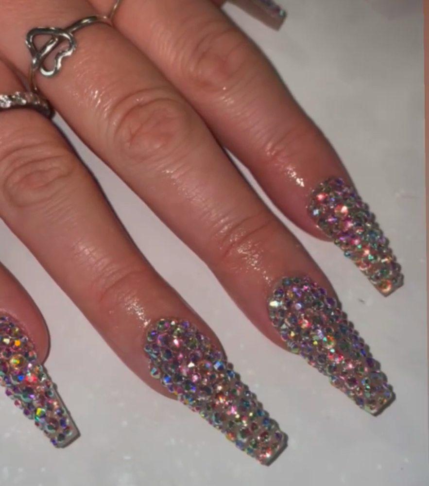 Cartoons. Full Bling. 3D Flowers