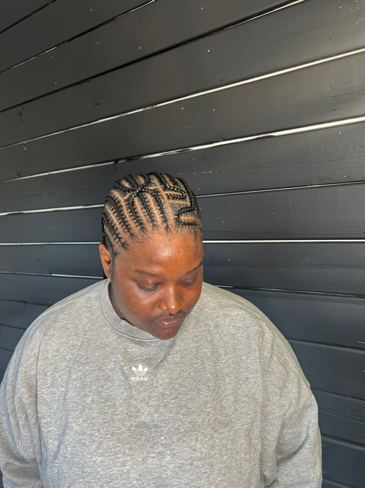 12 Count Feed In Braids