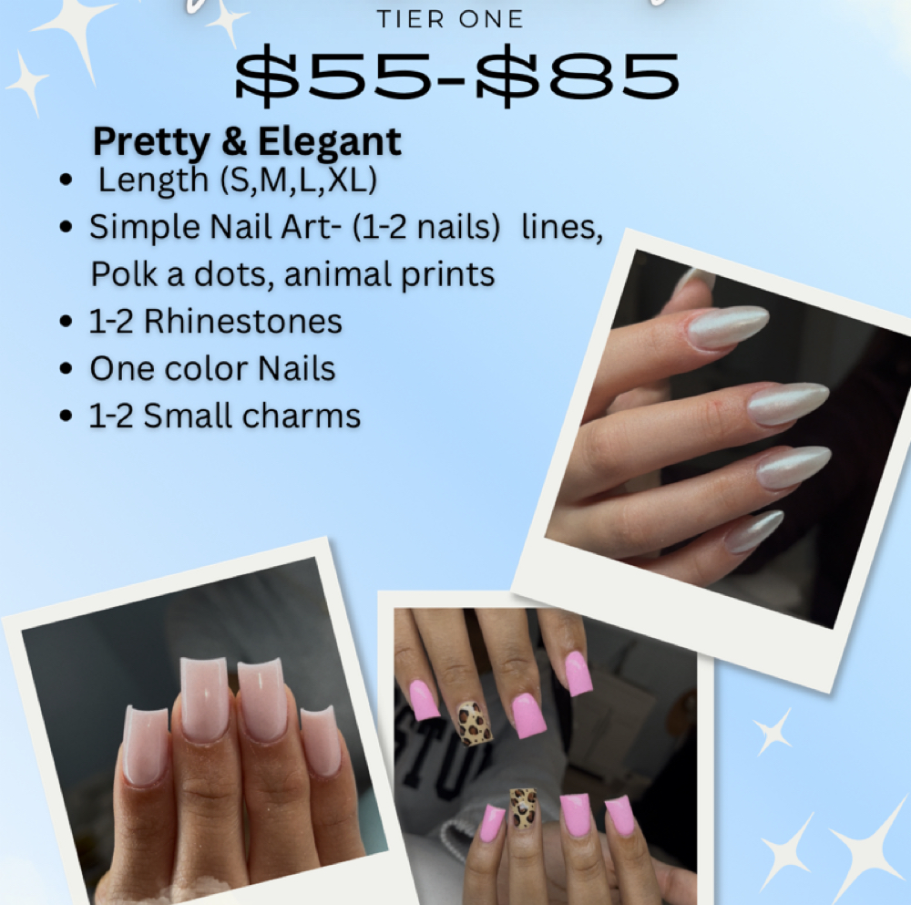 TIER ONE (Acrylic, Gelx) at Maaseiah Salon in Bethesda, MD